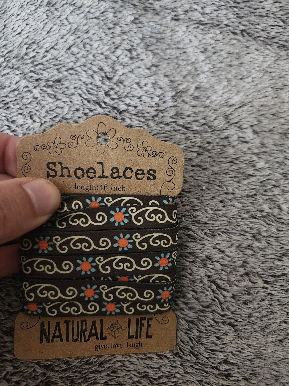 NATURAL LIFE Boho Shoelaces BRAND NEW - Picture 2 of 3